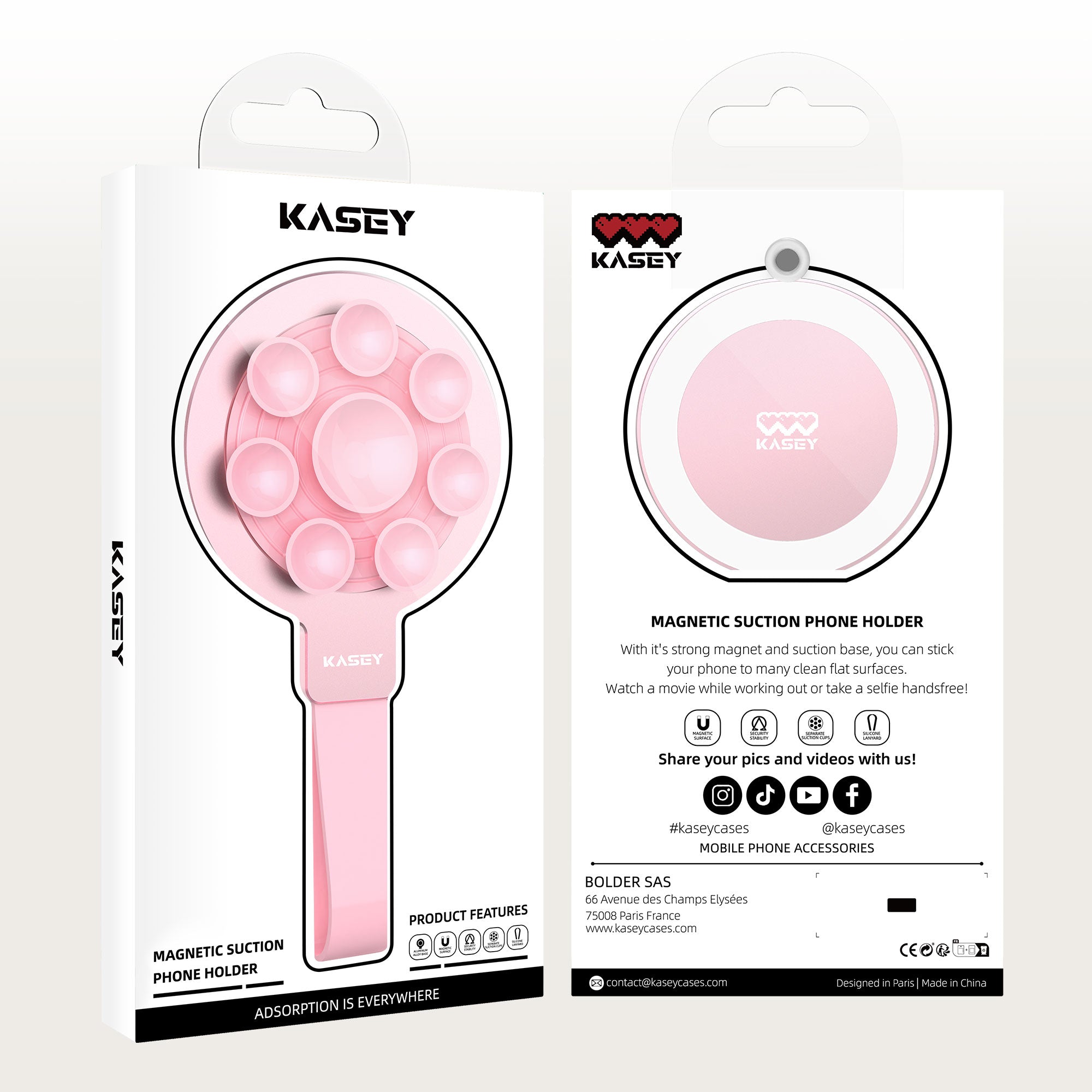 Ventouse métal magsafe