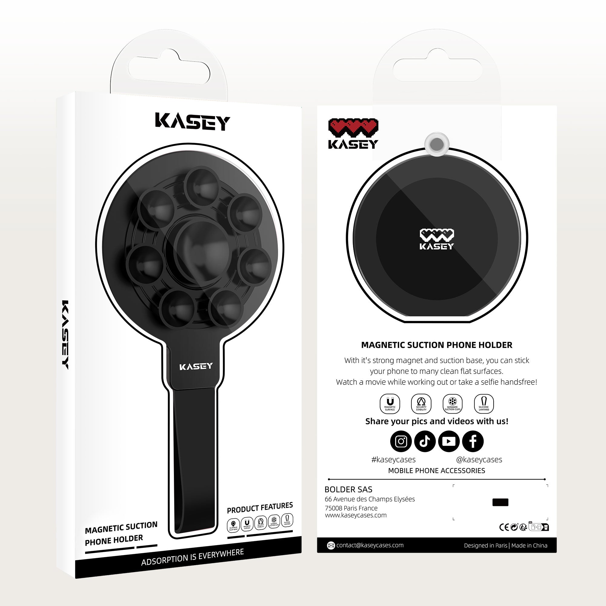 Ventouse métal magsafe