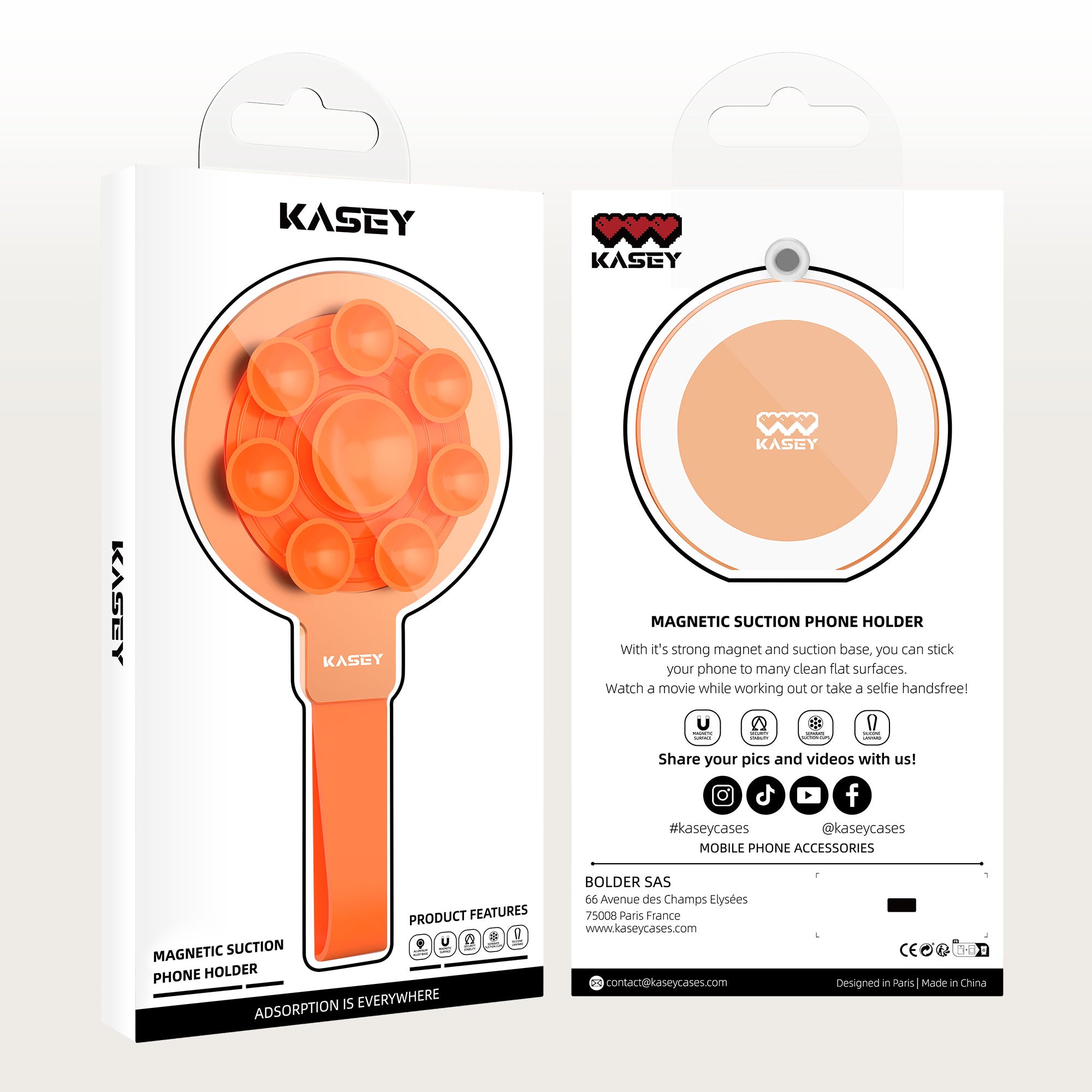 Ventouse métal magsafe