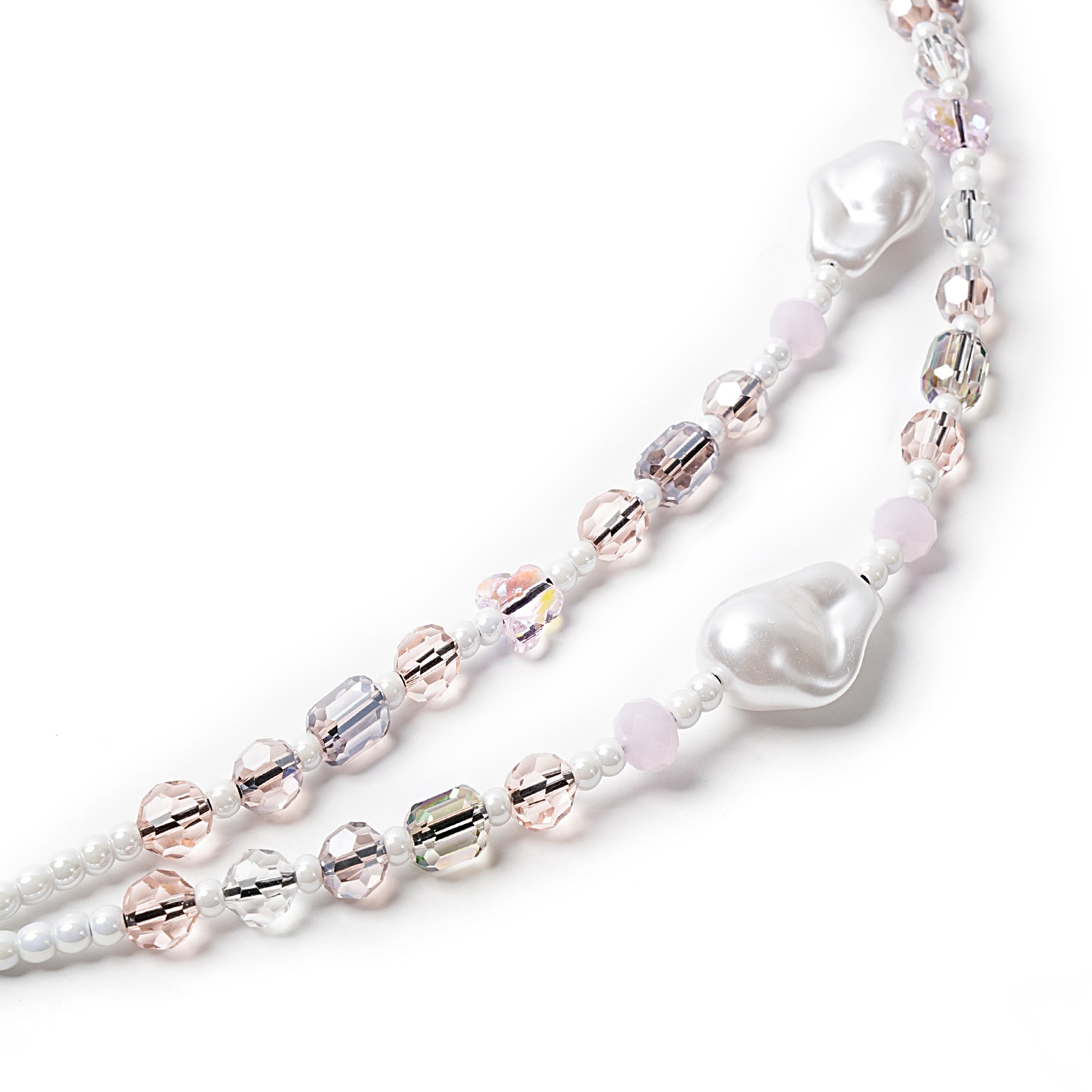 Chaine longue Éclosion Rose