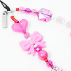 Fuchsia Bow Chain
