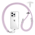 Adjustable lanyard silver-finish