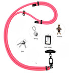 Adjustable lanyard black-finish