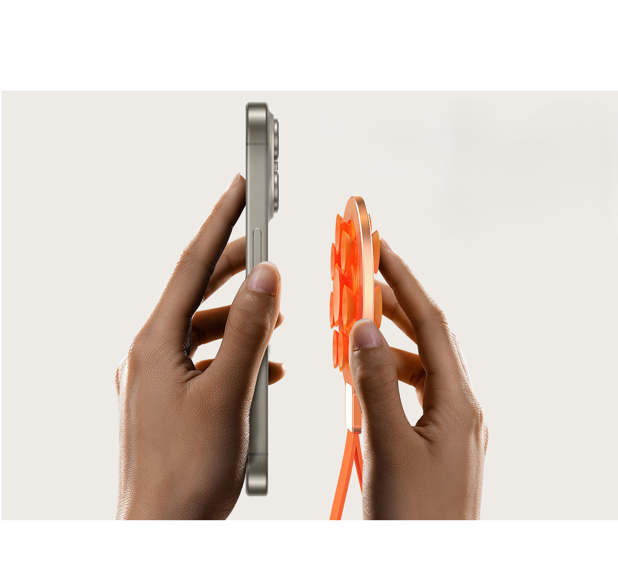 Ventouse métal double face