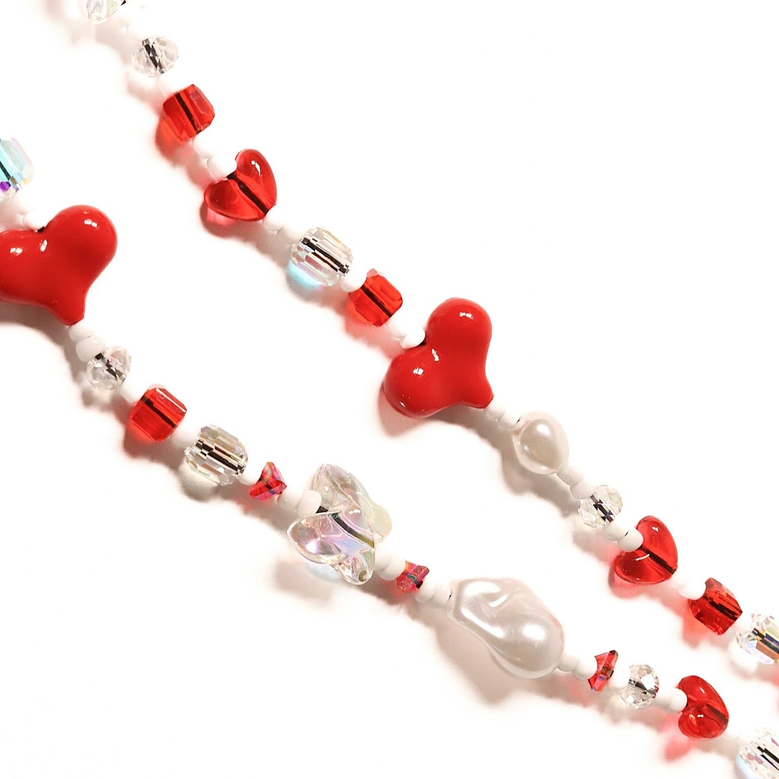 Chaîne Longue Bisou Rubis