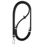 Adjustable lanyard silver-finish