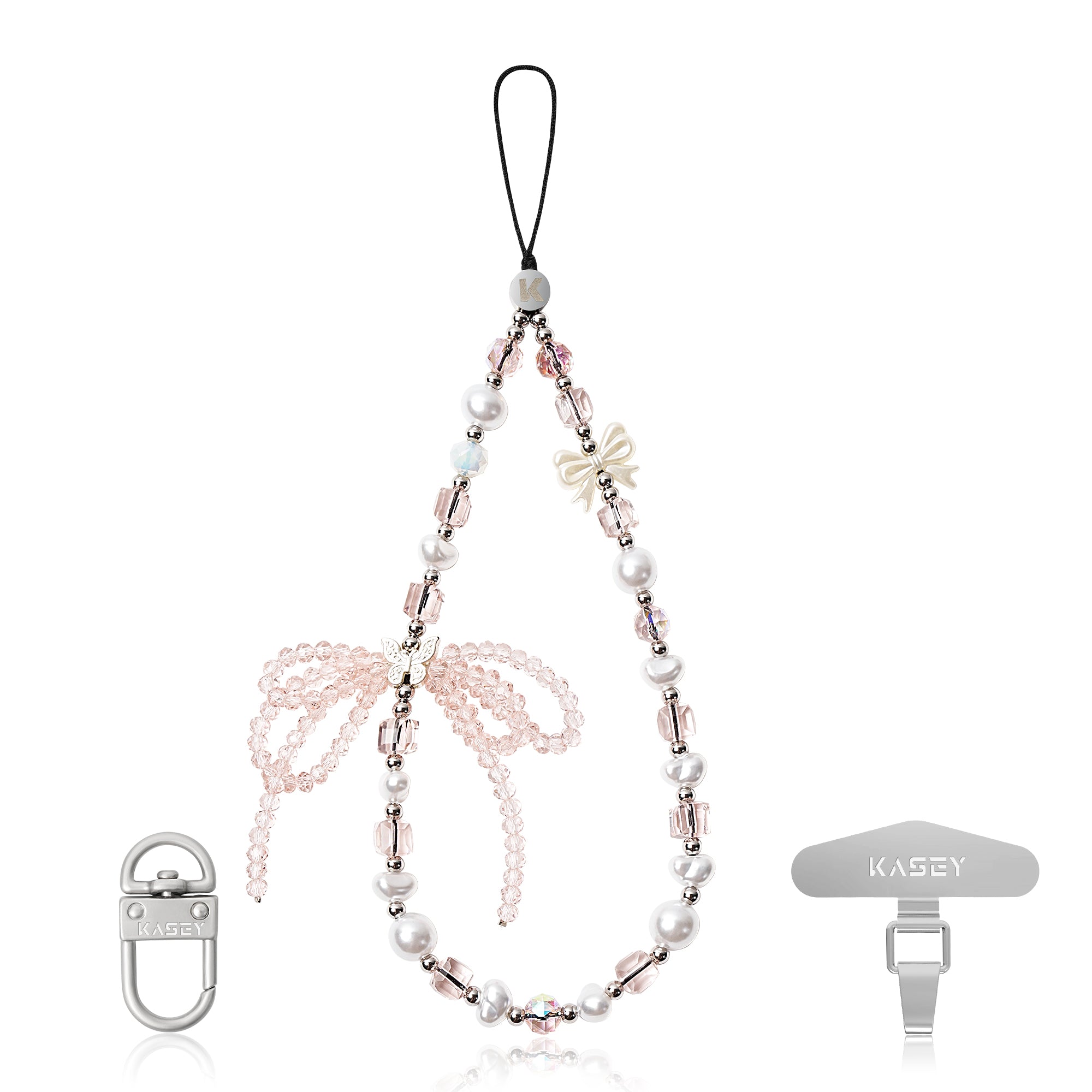 Chaine Papillon Rose