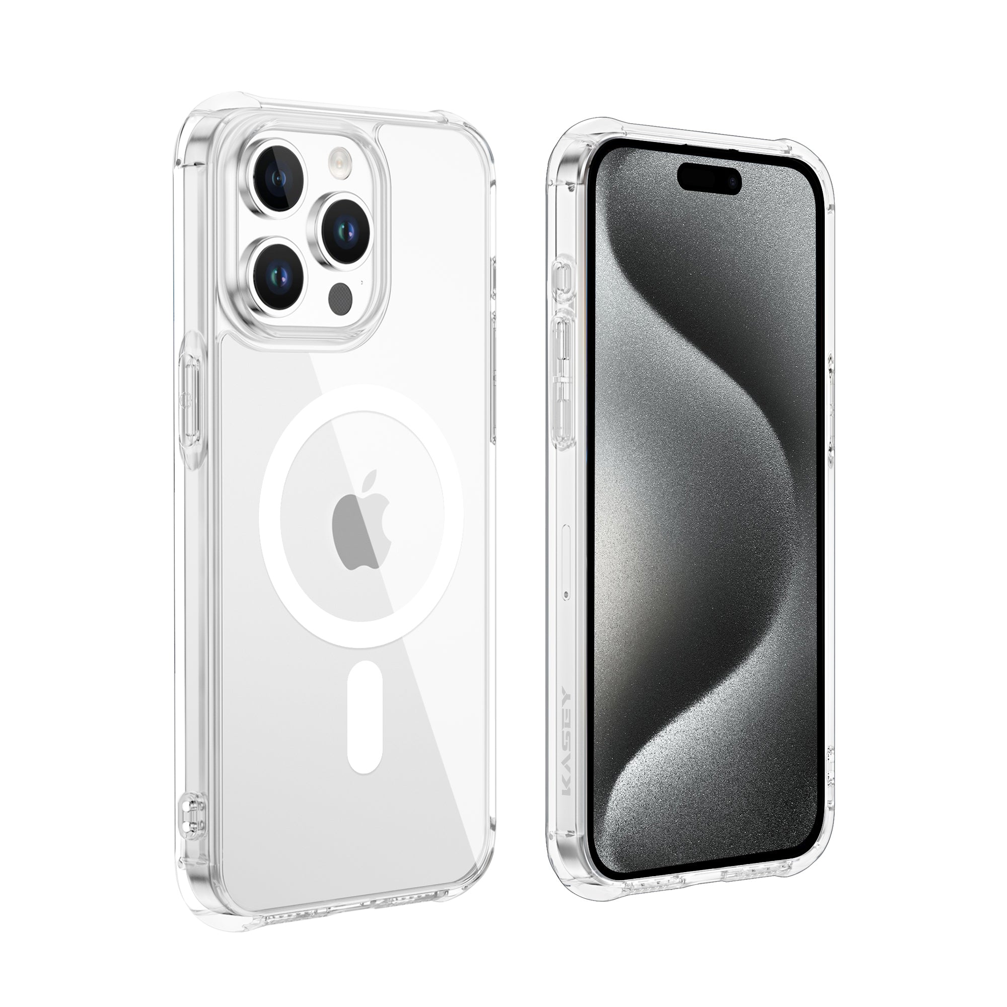 Transparente compatible Magsafe iPhone séries 13-14-15