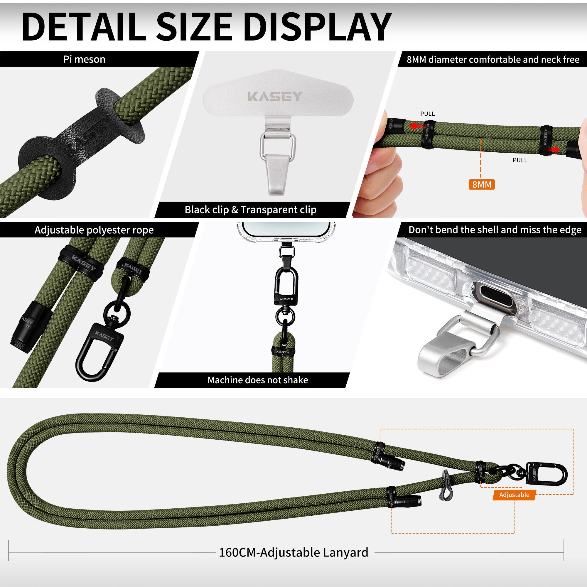 Cordons ajustables finition noir