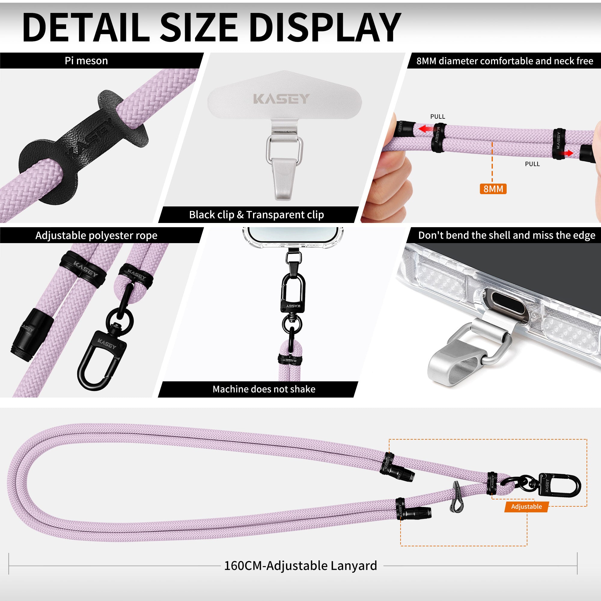 Cordons ajustables finition noir