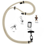 Adjustable lanyard black-finish