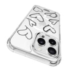 Silver Hearts iPhone 13-14-15-16 series