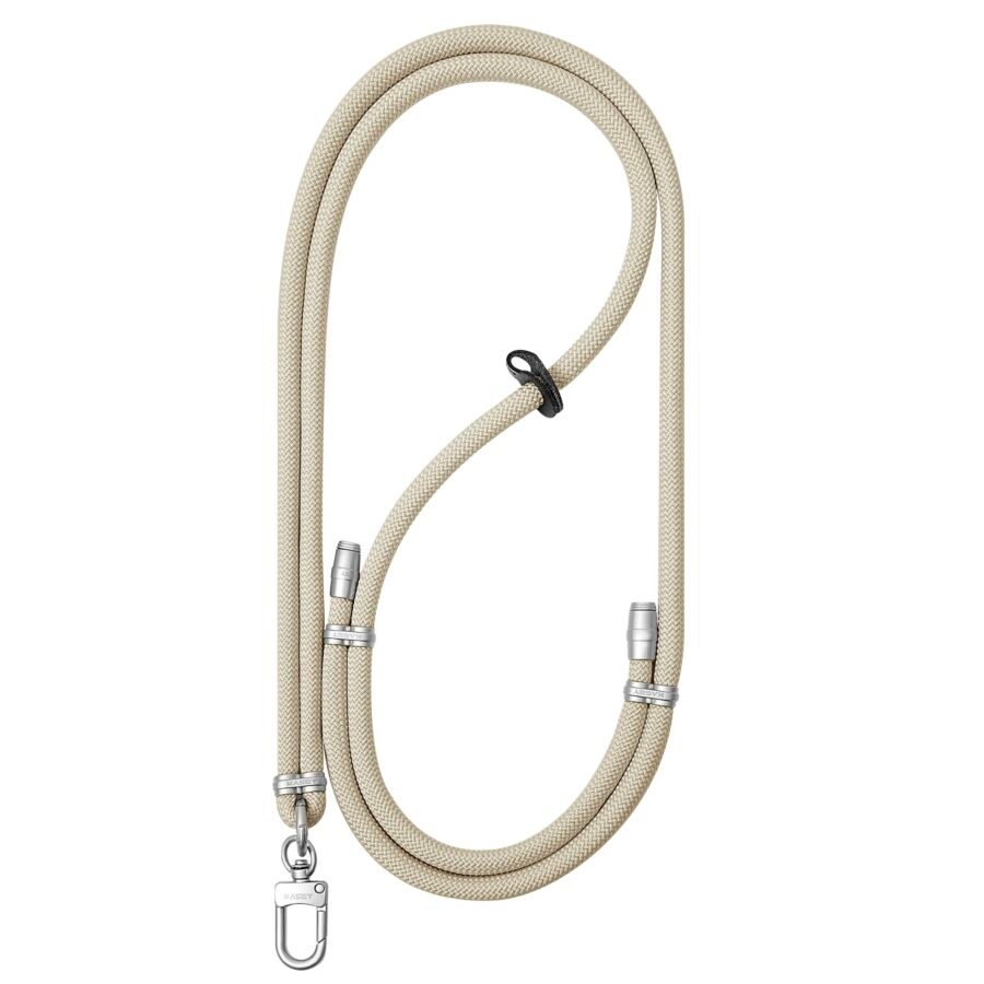 Cordón beige/plateado