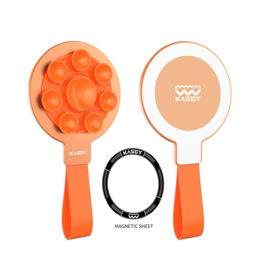 Ventosa metal magsafe naranja