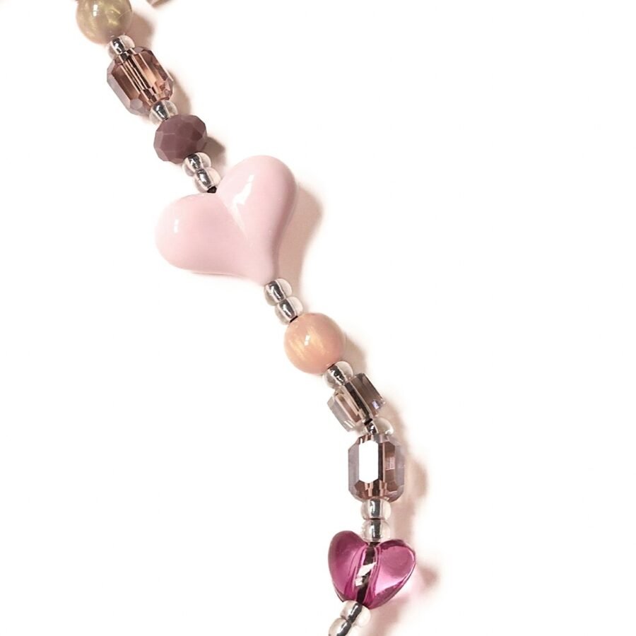 Cadena Corazon Lavanda - Imagen 2
